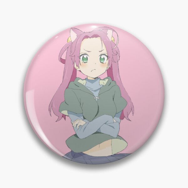 Item preview, Pink Angry Catgirl Waifu designed and sold by therealsadpanda.