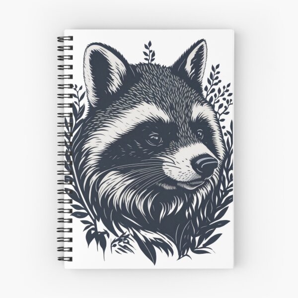 Item preview, Instant Raccoon Vector: Nature-Inspired Art designed and sold by El Rincón Gatuno .