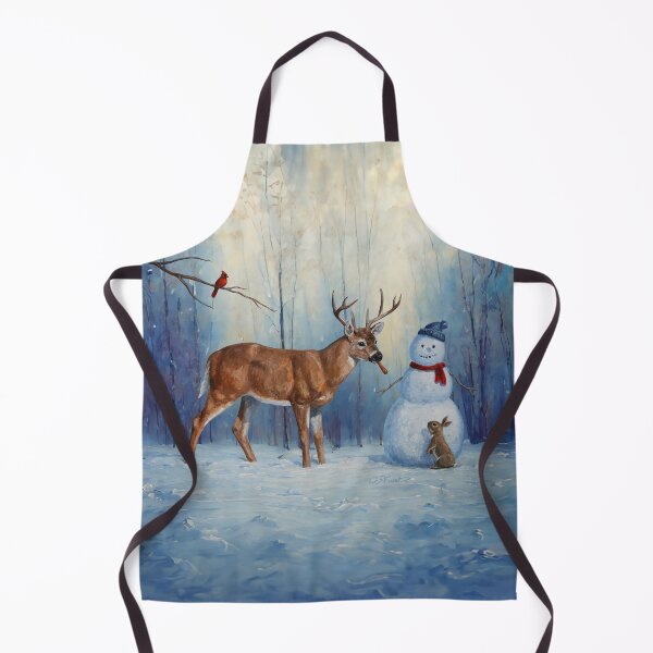 Item preview, Deer and Happy Christmas Snowman designed and sold by csforest.