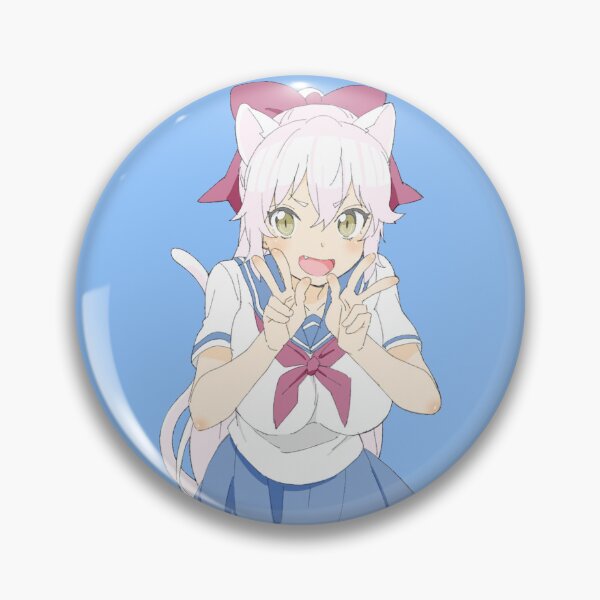 Item preview, Kawaii White Nekomimi Schoolgirl designed and sold by therealsadpanda.