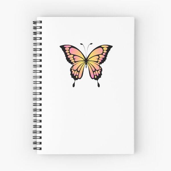 Item preview, Pink and Yellow Aesthetic Butterfly designed and sold by Ninjakandy.