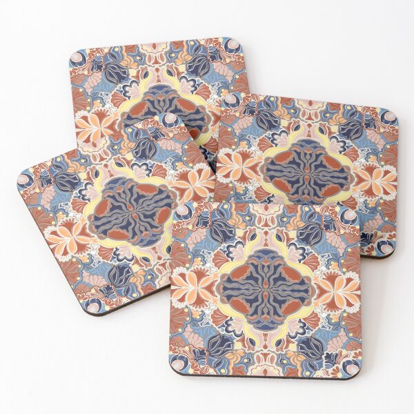 Item preview, Colourful doodle pattern designed and sold by DColourMuse.