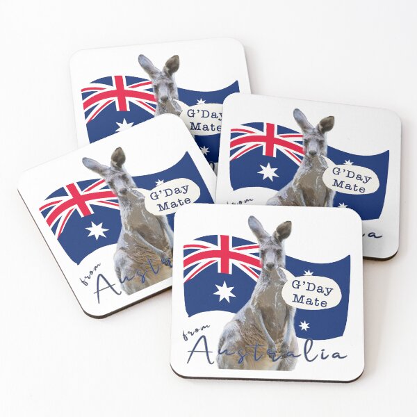 Item preview, G'Day Mate - Kangaroo designed and sold by Michael van der Hoorn.