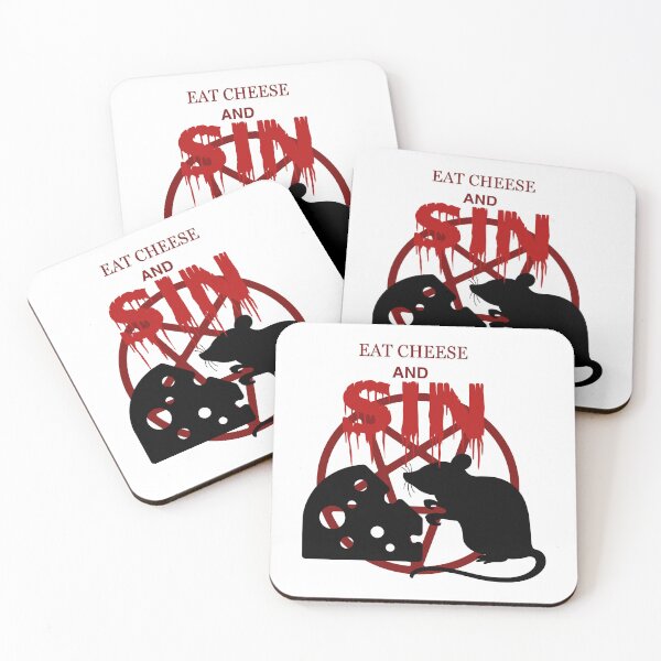 Item preview, Eat Cheese And Sin designed and sold by BuckWildDesigns.