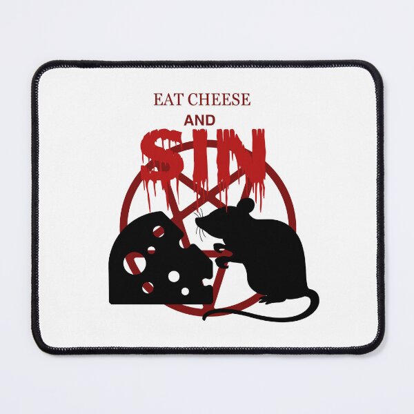 Item preview, Eat Cheese And Sin designed and sold by BuckWildDesigns.