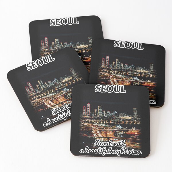 Item preview, Seoul, Seoul with a beautiful night view designed and sold by zzzozzo.