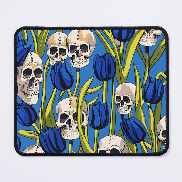 Item preview, skulls with tulips designed and sold by Robert Pląder.