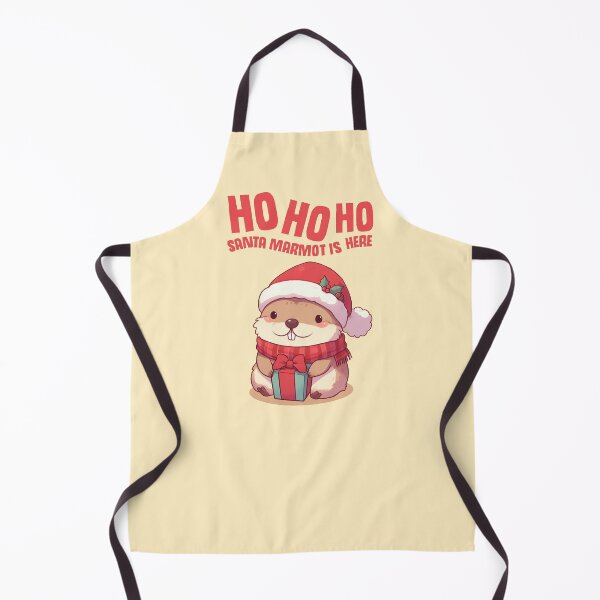 Item preview, Ho Ho Ho Santa Marmot is Here designed and sold by KAI-Studio.