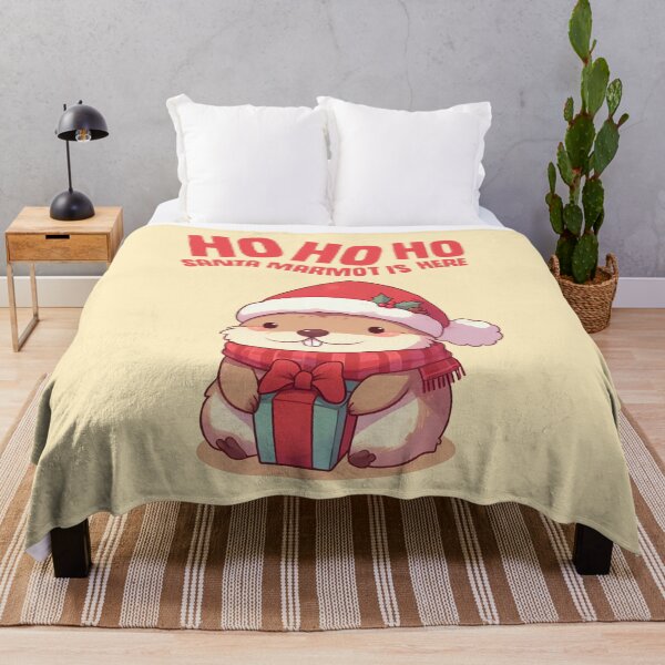 Item preview, Ho Ho Ho Santa Marmot is Here designed and sold by KAI-Studio.