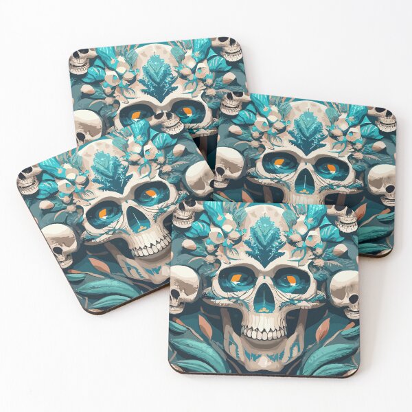 Item preview, wallpaper with skulls designed and sold by Robert Pląder.