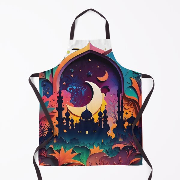 Item preview, Mosque, Neon dream scape, Colorful Mosque, Neon Islamic Theme, Muslim, Islamic gifts designed and sold by omar-sticker11.