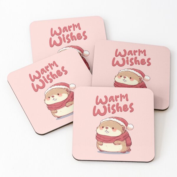 Item preview, Warm Wishes Christmas Marmot designed and sold by KAI-Studio.