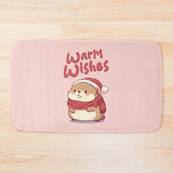 Item preview, Warm Wishes Christmas Marmot designed and sold by KAI-Studio.