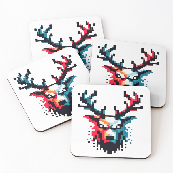 Item preview, Harmony in Pixels - Raged Reindeer. designed and sold by SandArtz.