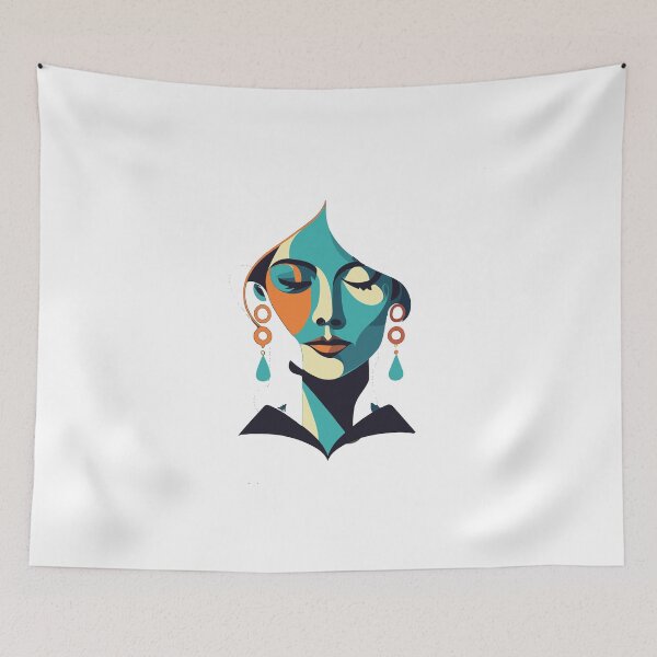 Item preview, woman's face designed and sold by Robert Pląder.