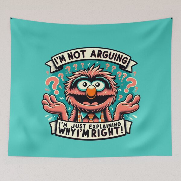 Item preview, Not Arguing - Just Right designed and sold by Parody-is-King.