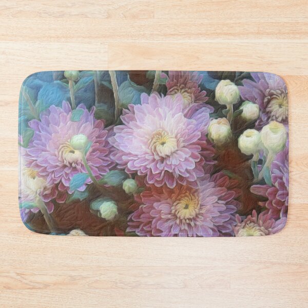 Item preview, Pink Chrysanthemum Flowers In Autumn designed and sold by Heathermarie321.