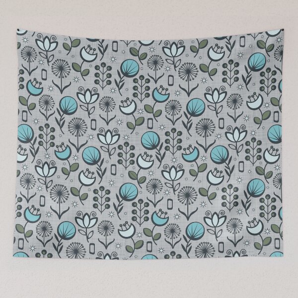 Item preview, mid-century modern flowers designed and sold by chiara-de-david.