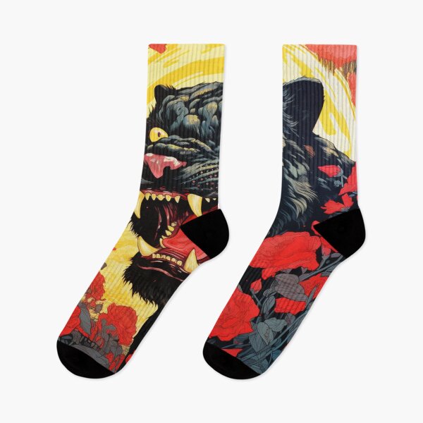 Item preview, Raging Floral Panther,  designed and sold by MANGA Crusade.