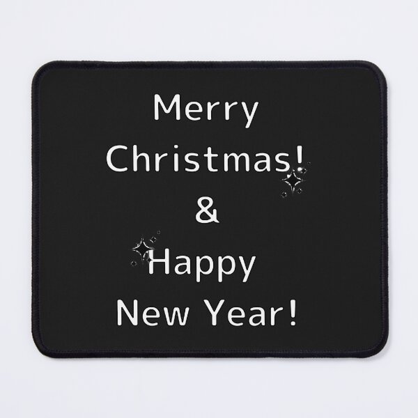 Item preview, Merry Christmas & Happy New Year! Black designed and sold by ysogoodsshop.