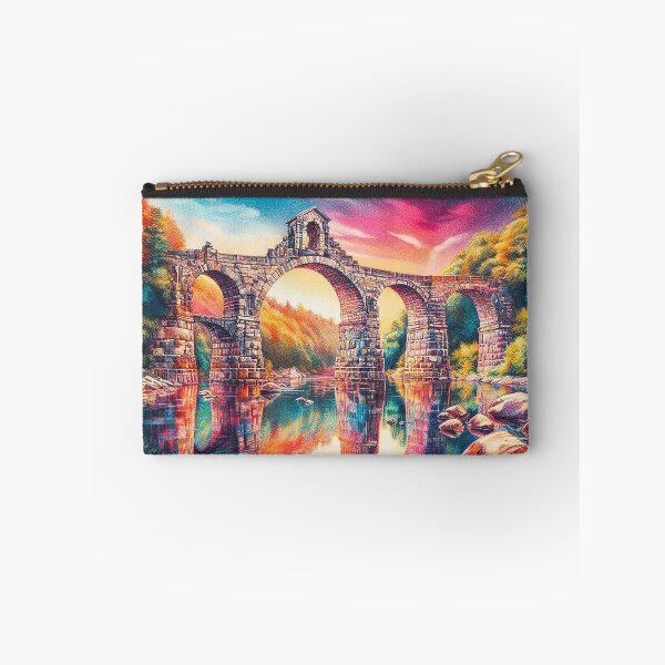 Item preview, Reflecting Arch Stone Bridge on a Calm River designed and sold by Witsprings.