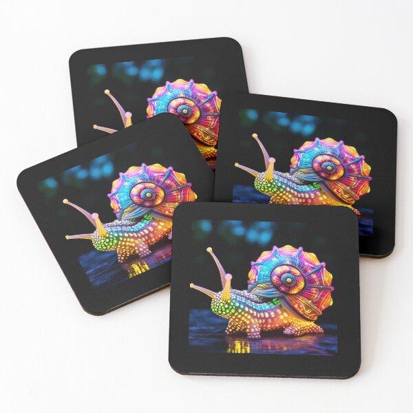 Item preview, Psychedelic Neon Funky Snail designed and sold by Myra365Art.