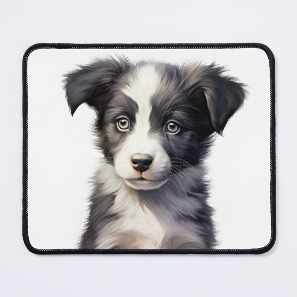 Item preview, Border Collie Puppy Illustration designed and sold by DreamyDaisy.