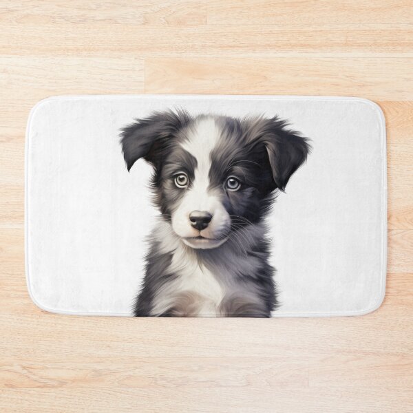 Item preview, Border Collie Puppy Illustration designed and sold by DreamyDaisy.