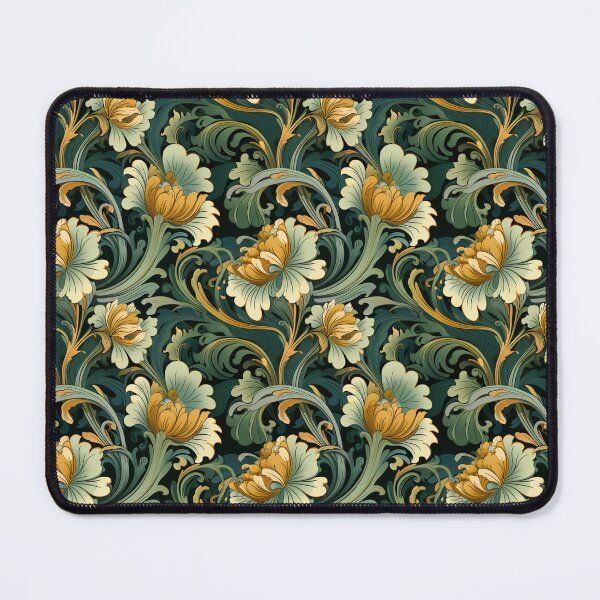 Item preview, Art Nouveau Floral Seamless Tiled Pattern 09 designed and sold by ColorCrafters.