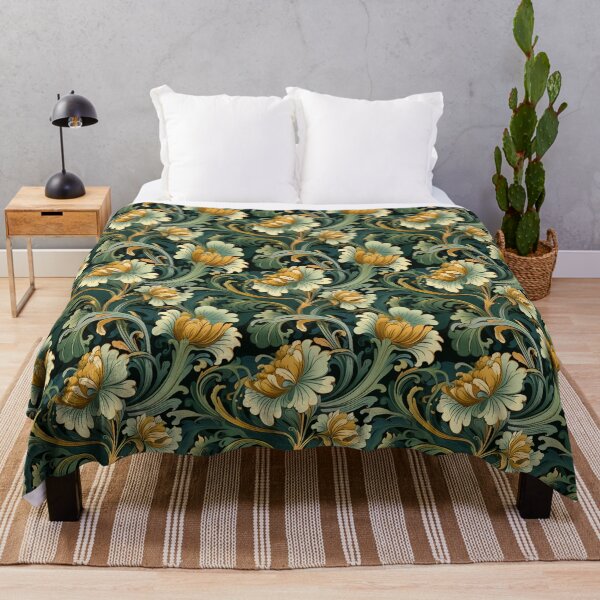 Item preview, Art Nouveau Floral Seamless Tiled Pattern 09 designed and sold by ColorCrafters.