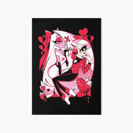 Jilijia Hazbin Hotel Anime Affiches De Défilement Alastor/Angel Dust/Charlie Morningstar/Vaggie/Lucifer Morningstar Affiche Murale Art Mural Impressions Sur Tapisserie Décoration Images Décoration