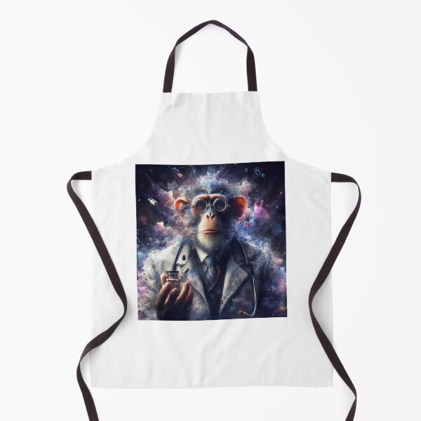 Item preview, Monkey doctor psychiatrist Ai designed and sold by AiPoliviosArt.