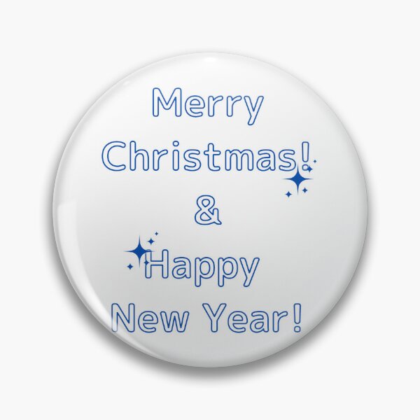 Item preview, Merry Christmas & Happy New Year! Blue designed and sold by ysogoodsshop.