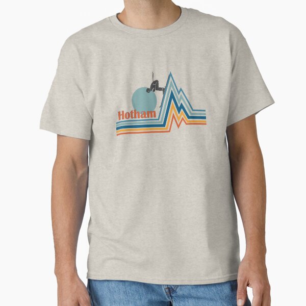 Item preview, Mount Hotham skier going down the mountain retro (white) designed and sold by rillak.