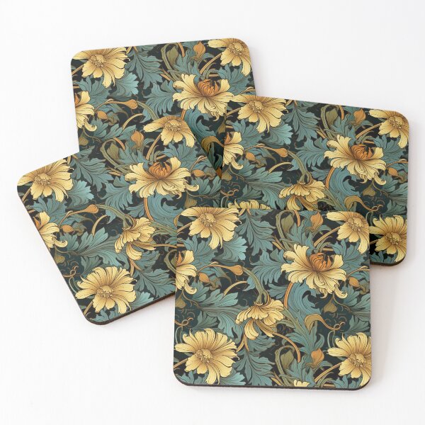 Item preview, Art Nouveau Floral Seamless Tiled Pattern 07 designed and sold by ColorCrafters.
