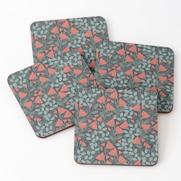 Item preview, red climbing plants designed and sold by chiara-de-david.