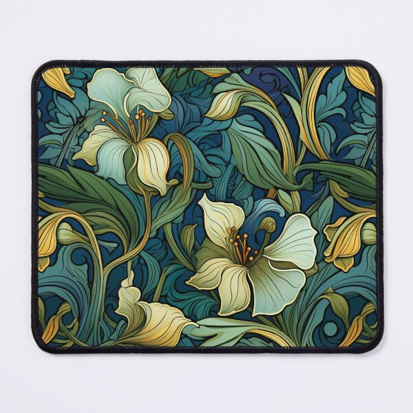 Item preview, Art Nouveau Floral Seamless Tiled Pattern 05 designed and sold by ColorCrafters.