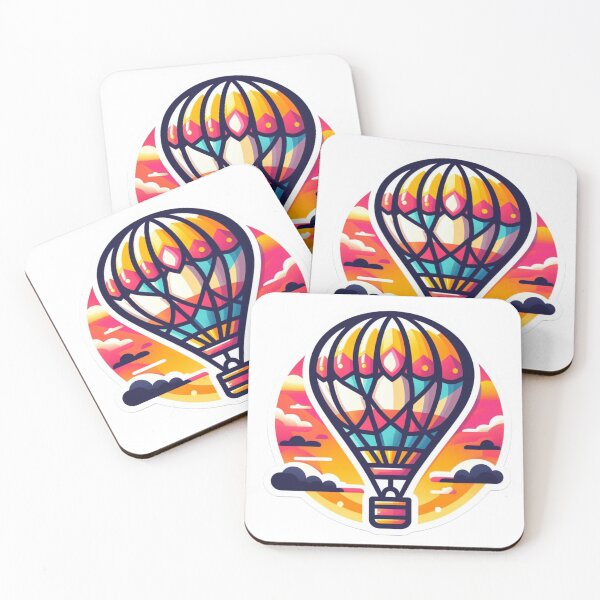 Item preview, Hot Air Balloon Vinyl Stickers | Up, Up, and Away in Style designed and sold by Pattern-Parade.