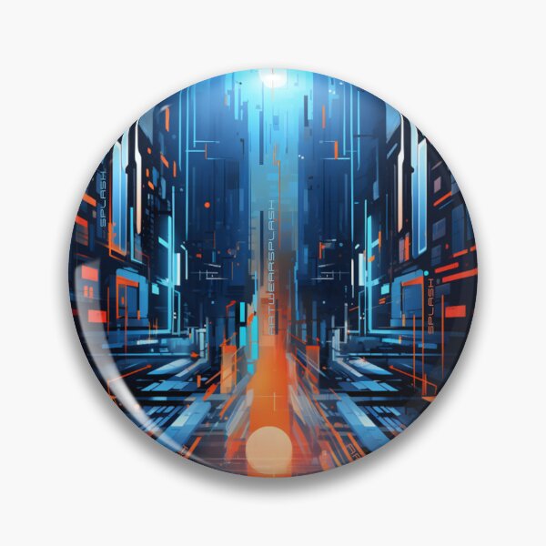 Item preview, Cyber city designed and sold by ArtWearSplash.