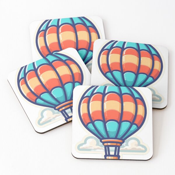 Item preview, Hot Air Balloon Stickers for Kids | Whimsical Fun in Every Pack designed and sold by Pattern-Parade.