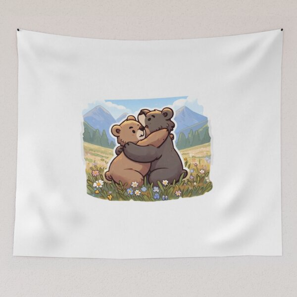 Item preview, Bear Cubs' Wrestling Match designed and sold by DreamTg.