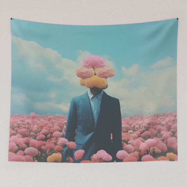 Item preview, Cotton Candy Cloudburst: Whimsical Mind in Bloom designed and sold by VectorPlace.