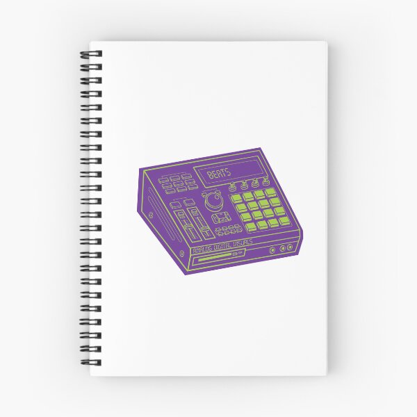 Item preview, Y2K Music Production – MPC Design (Android Green Lines + Rebecca Purple Drop Shadow) Analog / Music designed and sold by analogdigitalvz.