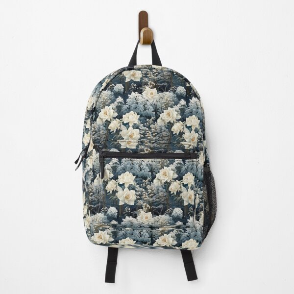 Item preview, Ethereal Winter Garden: Floral Snowscape Pattern designed and sold by BloomPattern.