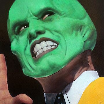 "Portrait of Jim Carrey | The Mask | Jim Carrey Mask | Jim Carrey Art