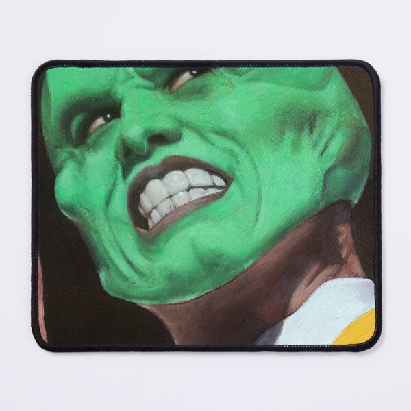 Item preview, Portrait of Jim Carrey | The Mask | Jim Carrey Mask | Jim Carrey Art | Green | Painting By Tyler Tilley designed and sold by Tyler Tilley.