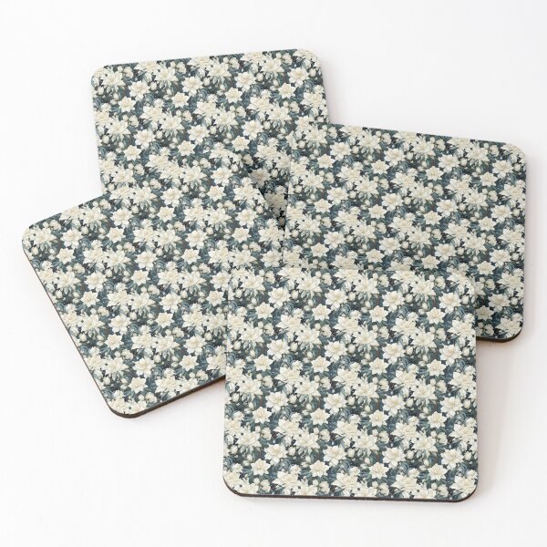 Item preview, Snowy Garden Serenity: Winter Floral Pattern designed and sold by BloomPattern.
