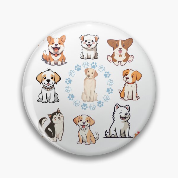 Item preview, Cute dogs be happy designed and sold by Sasidenidesign.
