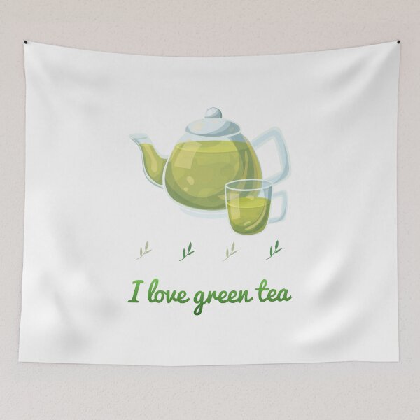Item preview, I love green tea designed and sold by zzzozzo.