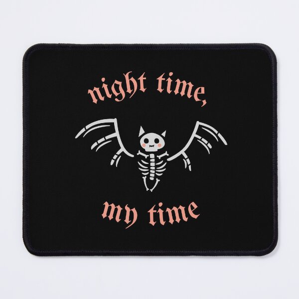 Item preview, "night time, my time" bat skeleton designed and sold by jennifersmind.